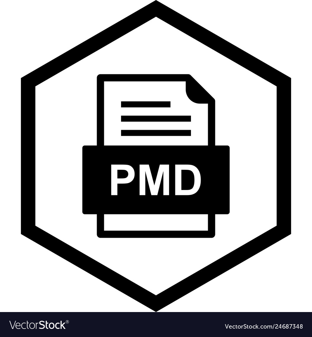 Pmd file document icon
