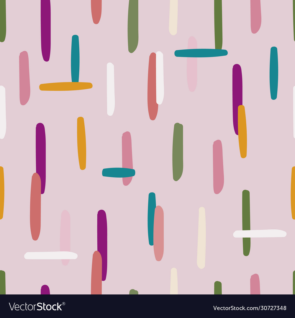 Seamless pattern background with strokes vector image Seamless pattern background with strokes