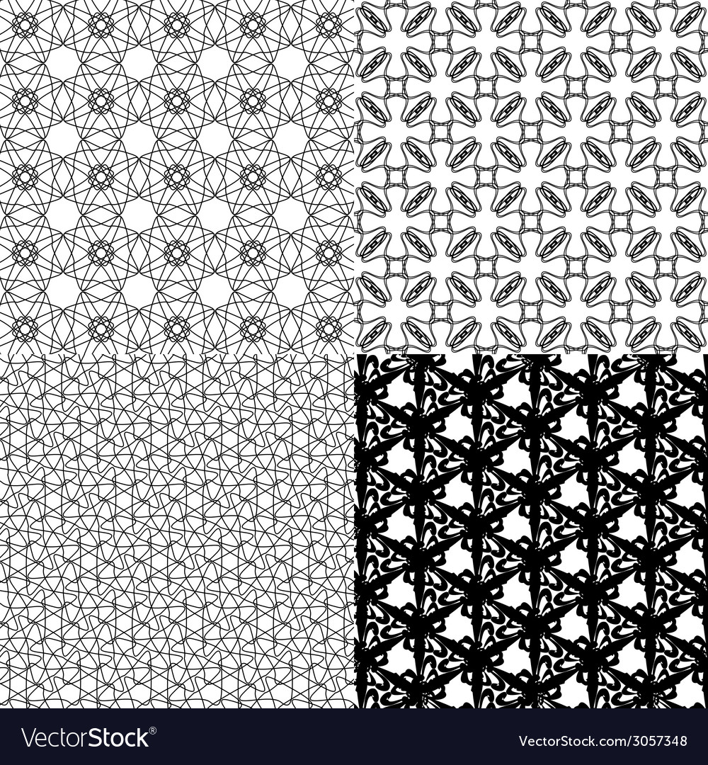 Set of pattern modern stylish texture repeating