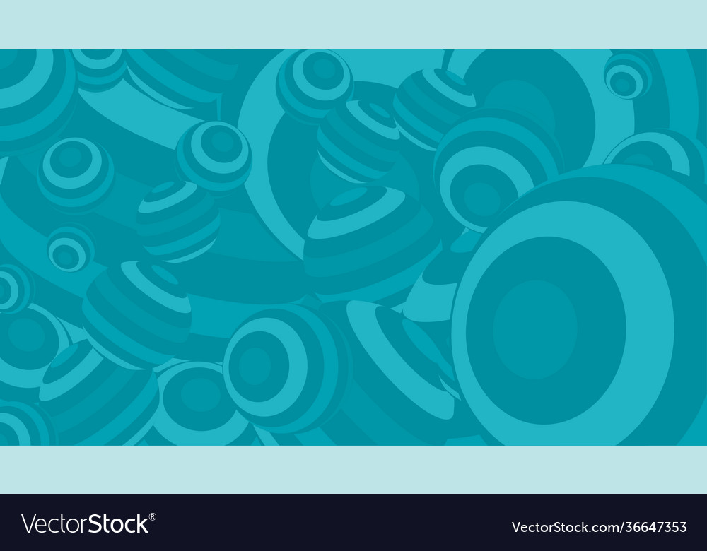 Abstract wallpaper with blue striped balls vector image Abstract wallpaper with blue striped balls