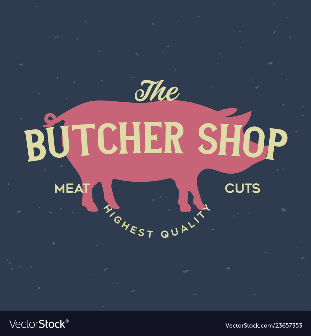 butcher-shop-and-butchery-hand-written-lettering-vector-image