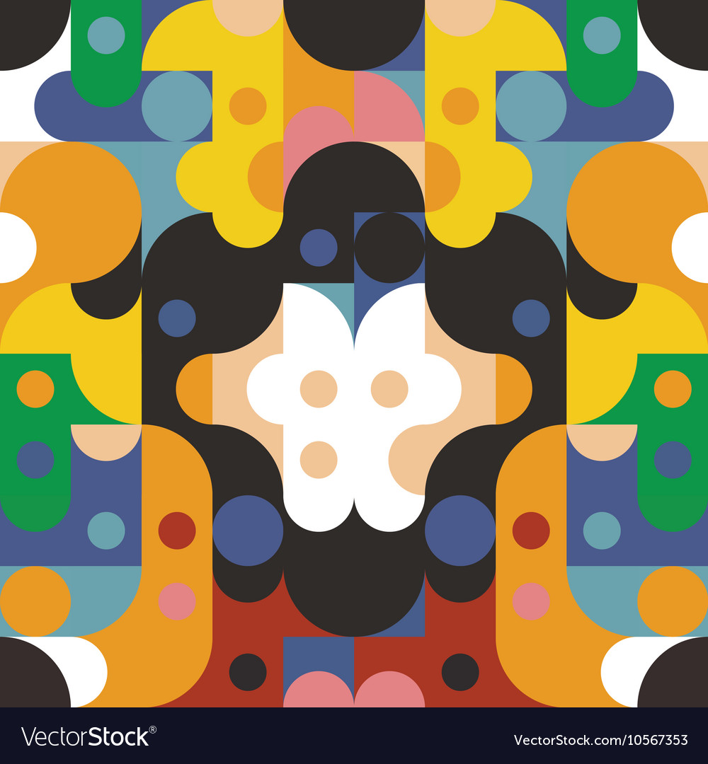Pattern abstract color Royalty Free Vector Image
