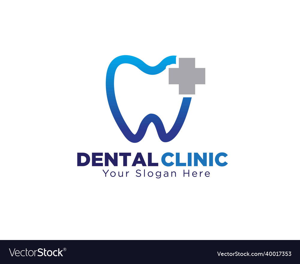 Plus dental clinic logo designs simple modern