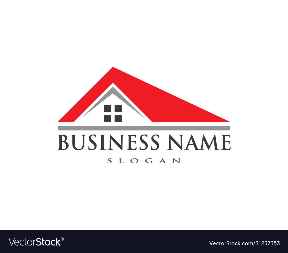 Property and construction logo design vector image Property and construction logo design
