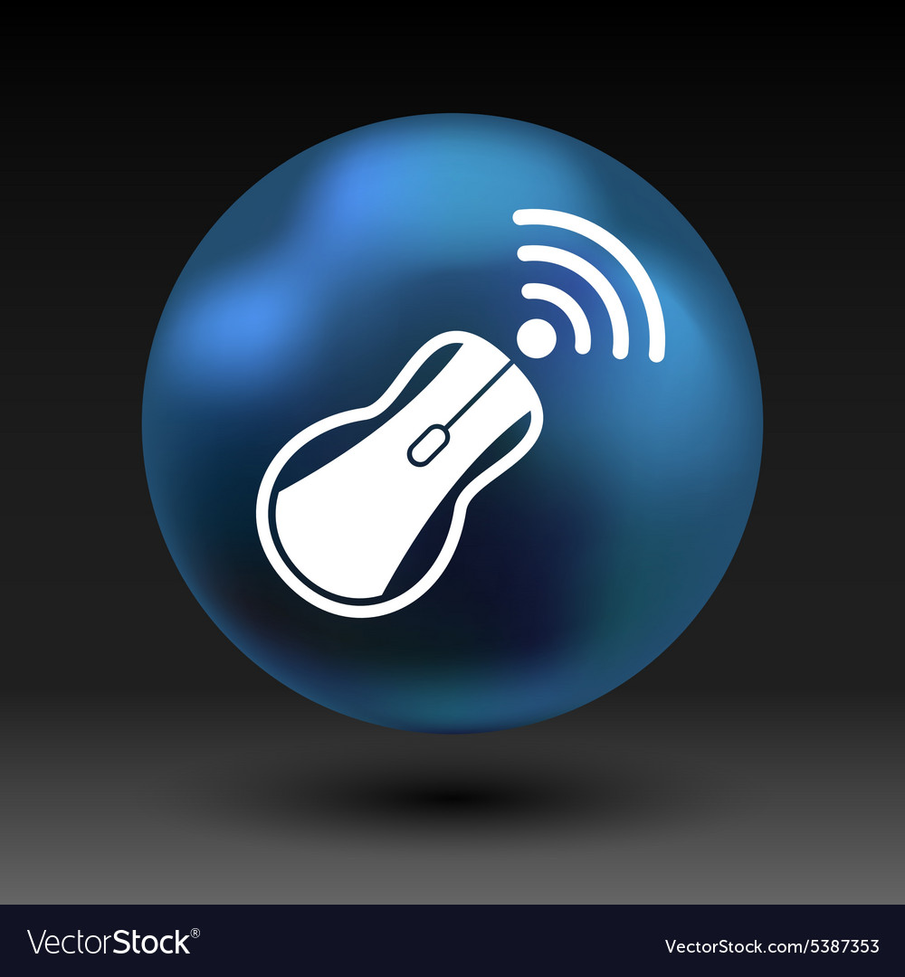 Wireless mouse button web icon tool click