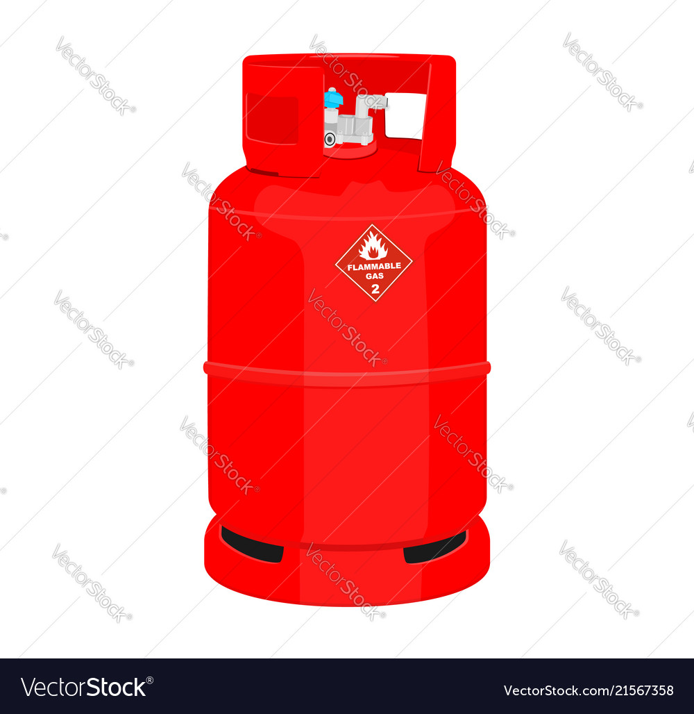 Gas cylinder Royalty Free Vector Image - VectorStock