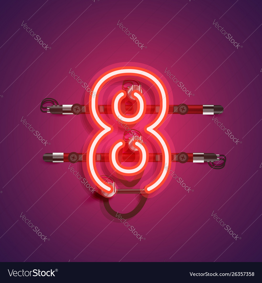 Realistic Neon Console Character