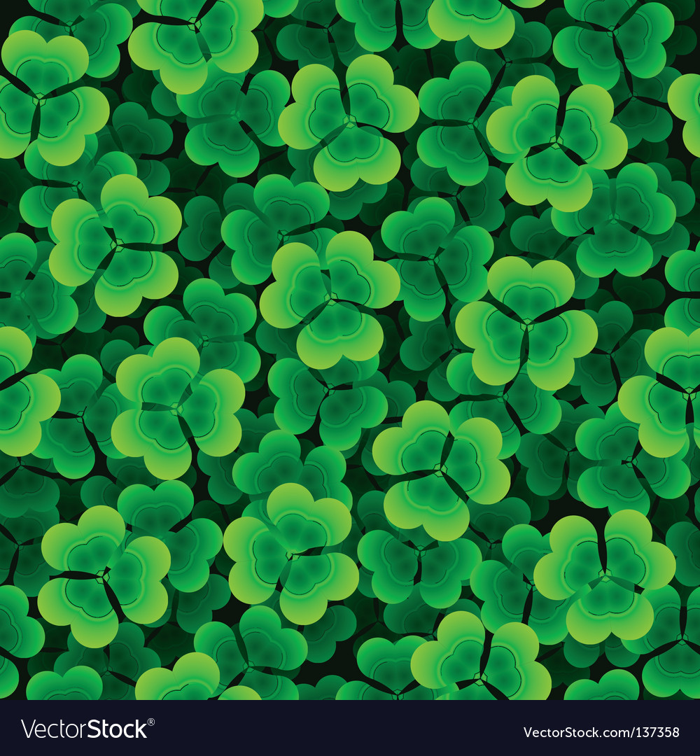 Seamless Clover Background Royalty Free Vector Image