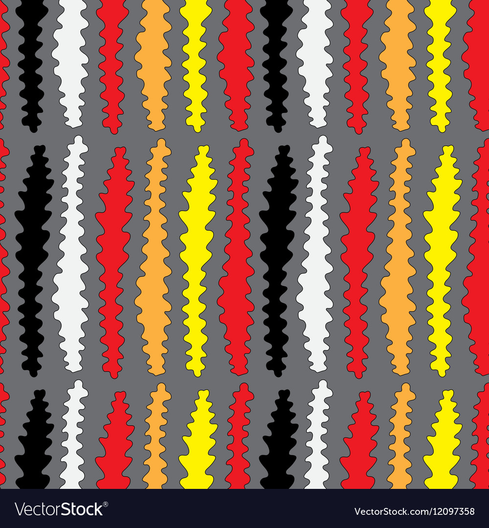 Strange worm seamless pattern