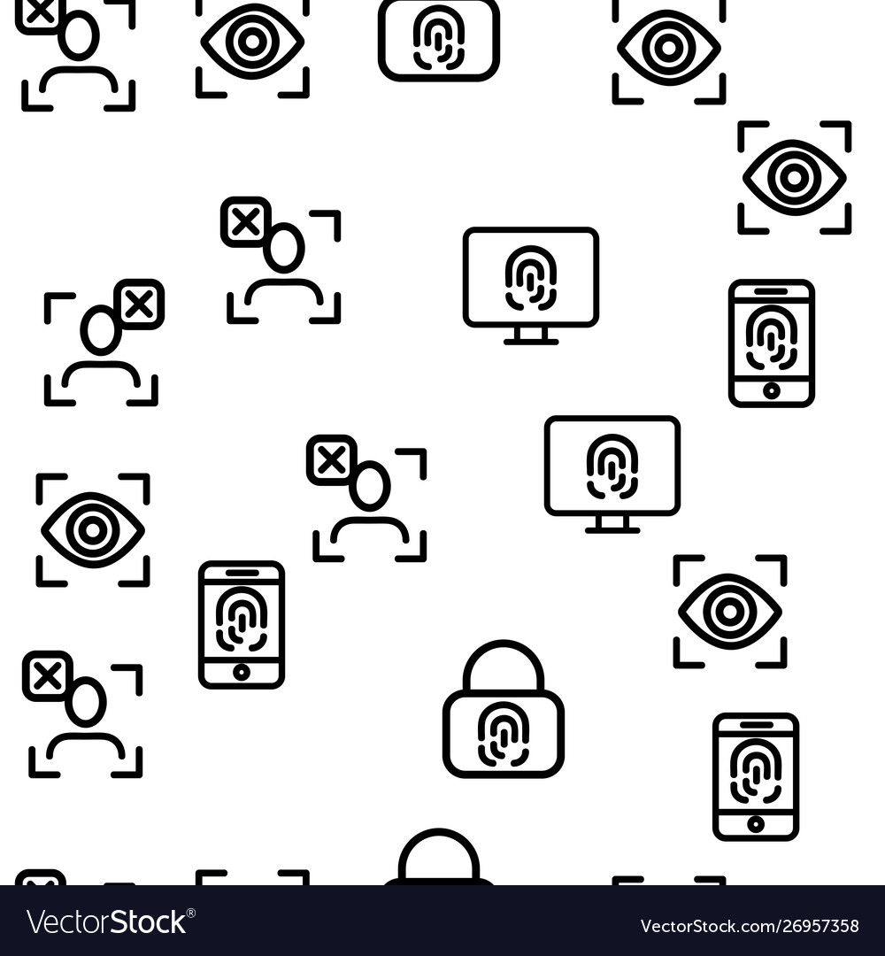 Verification id seamless pattern