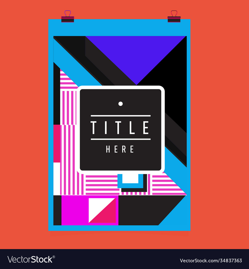 Abstract colorful geometric pattern background
