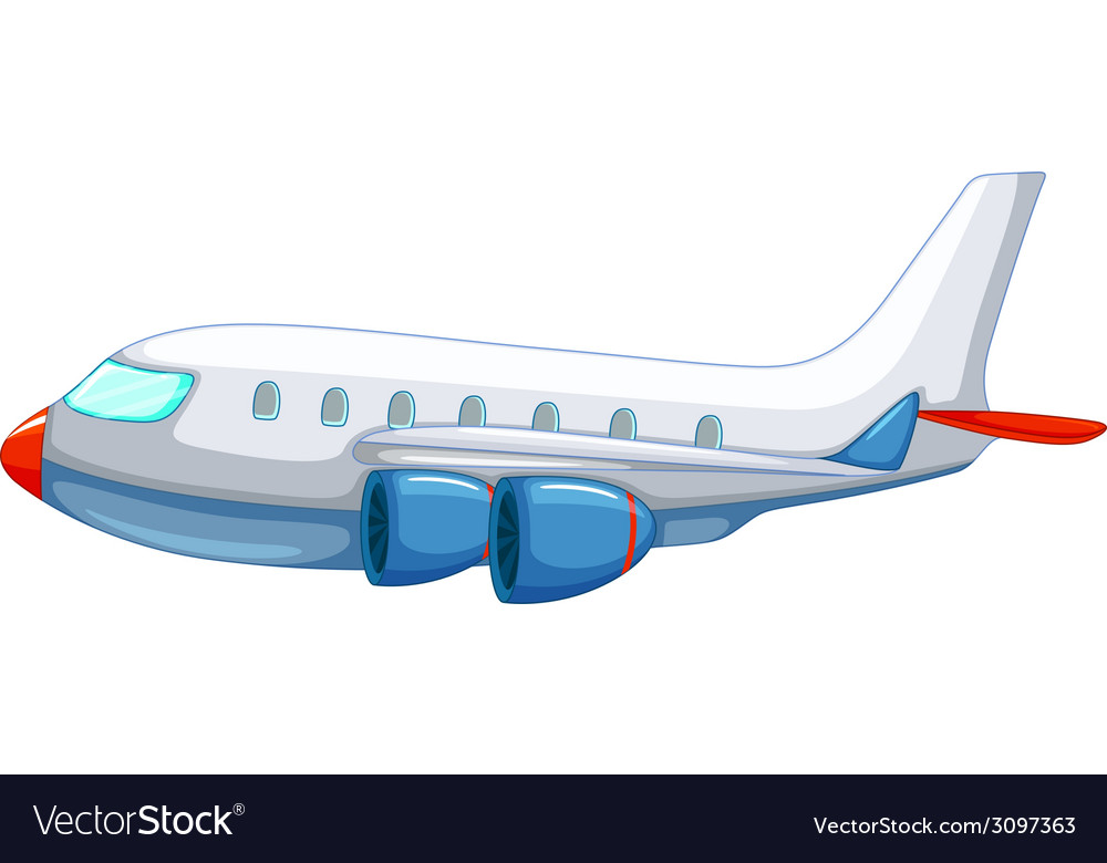 Aeroplane Royalty Free Vector Image Vectorstock