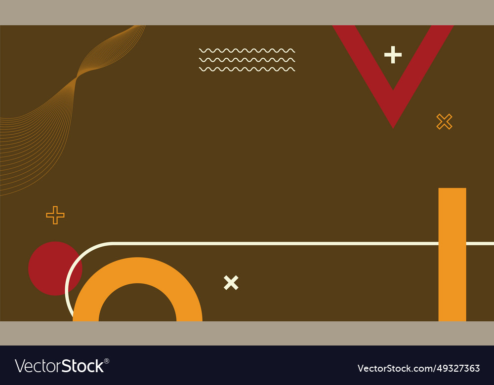 Geometric minimalist background for banner Vector Image