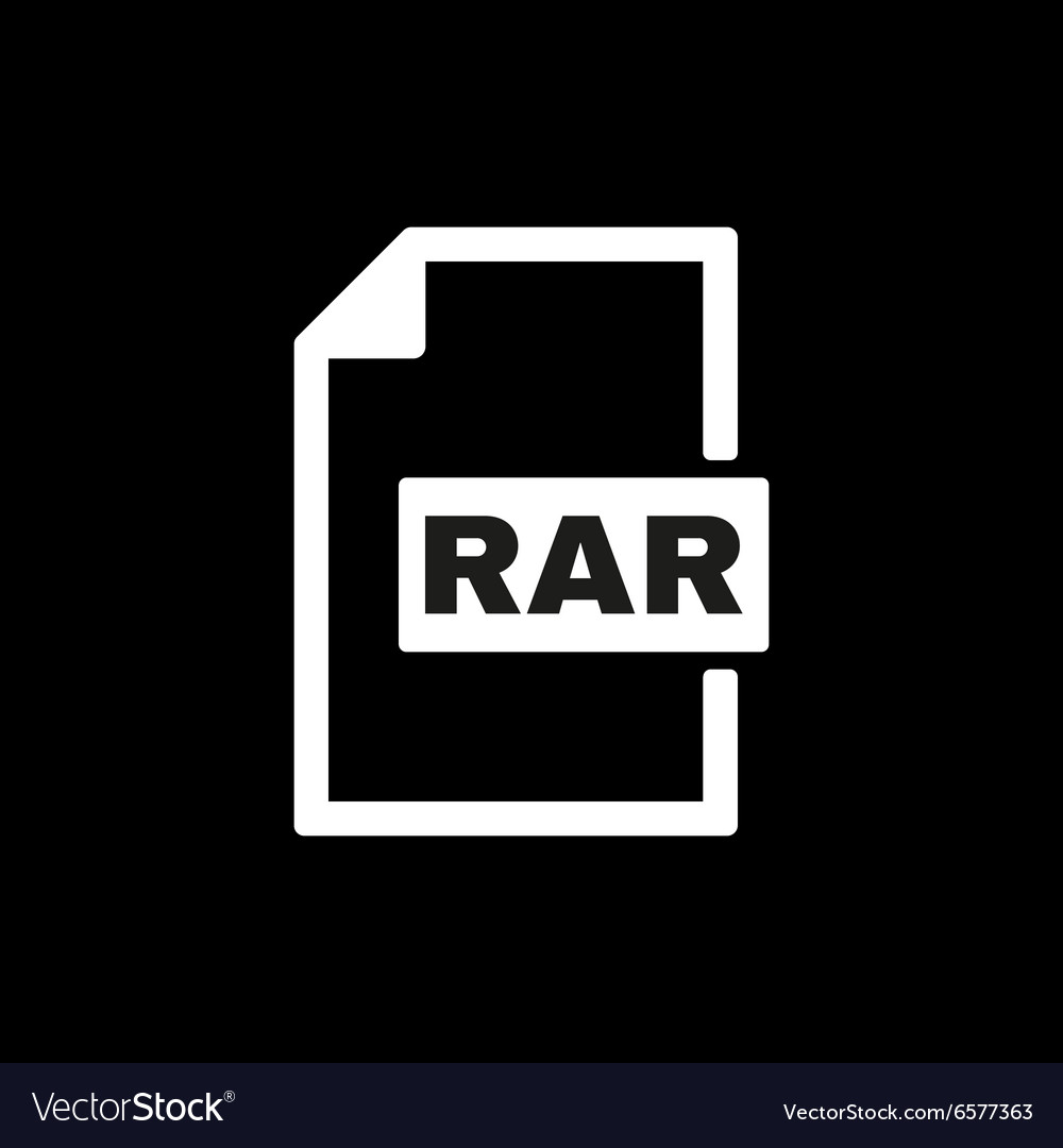 Rar file icon archive and compressed symbol