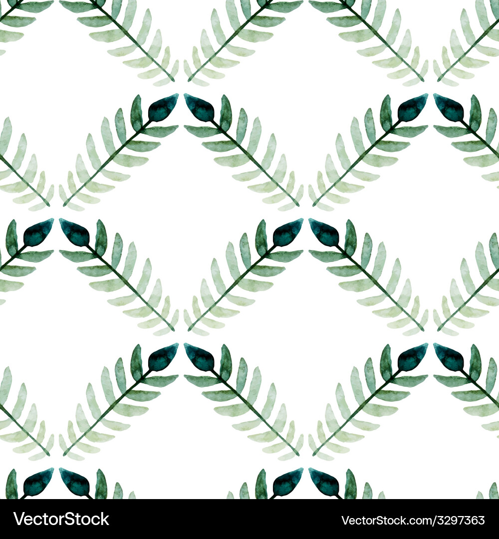 Watercolor seamless pattern Royalty Free Vector Image