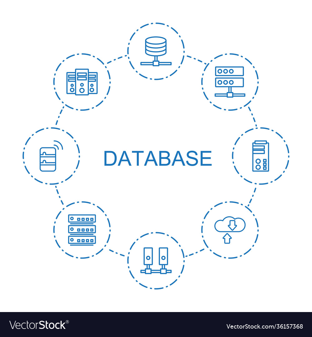 8 database icons
