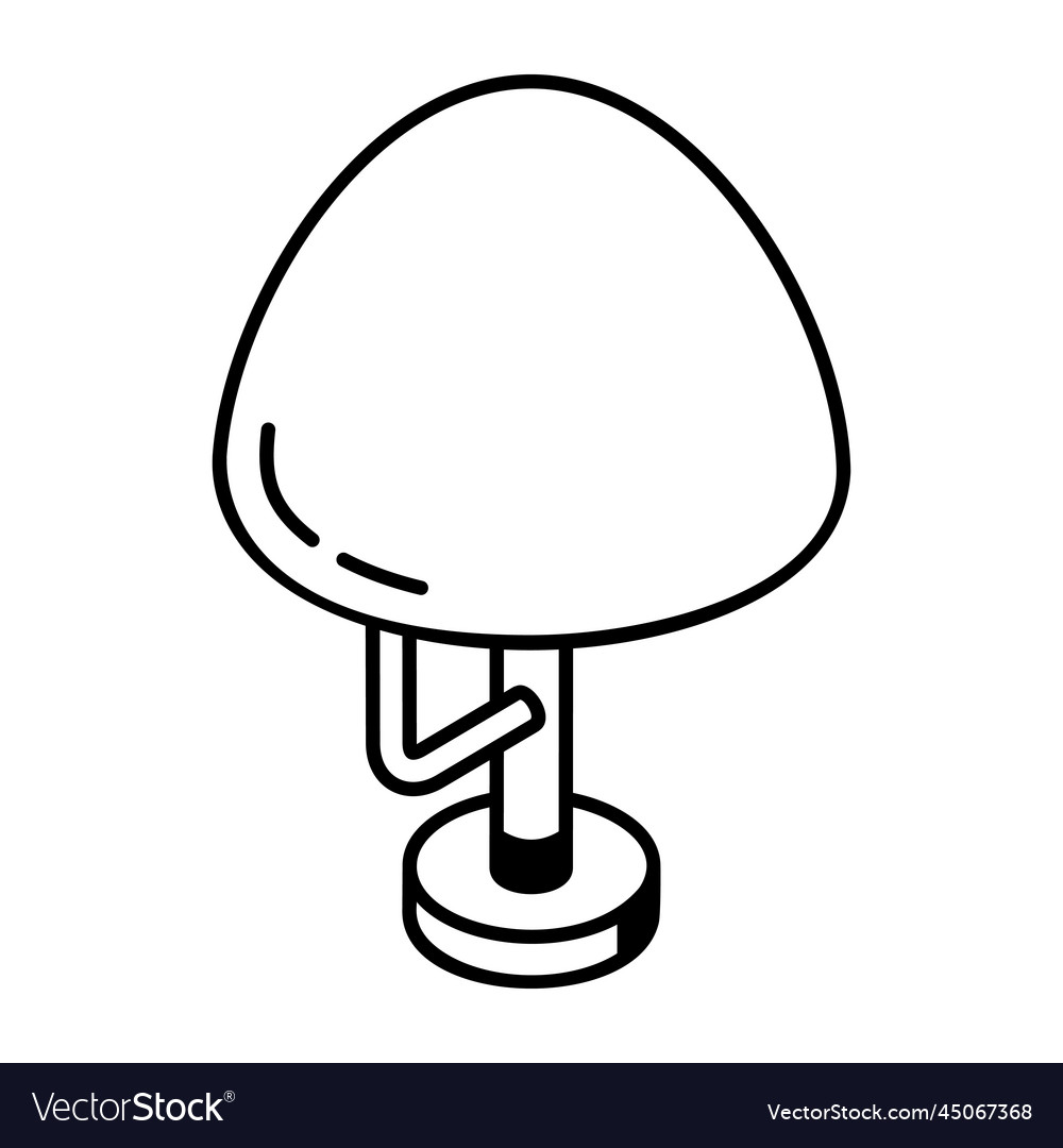 A linear isometric icon of tree