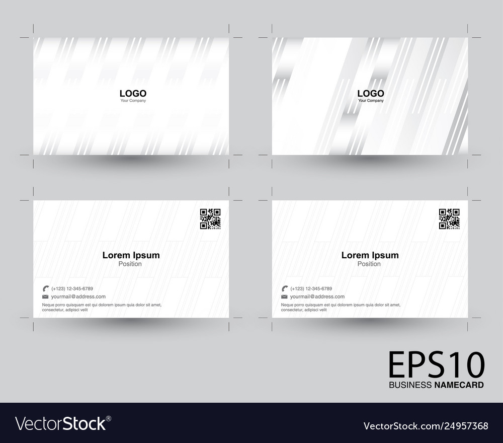 Abstract gradient gray color namecard pattern Vector Image Abstract gradient gray color namecard pattern
