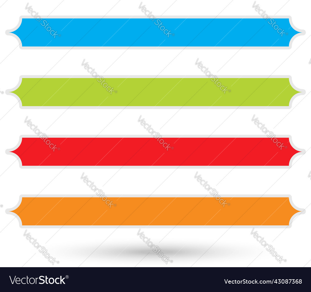 Button banner empty shape element