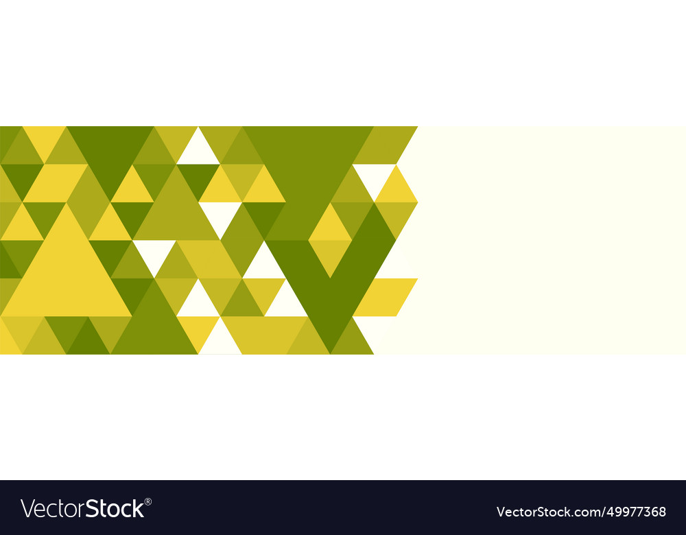 Flat colorful mosaic pattern design banner Vector Image Flat colorful mosaic pattern design banner