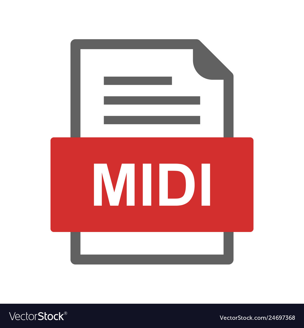 Midi file document icon
