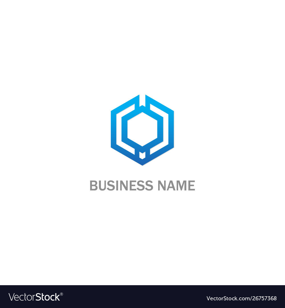 Polygon line business company logo