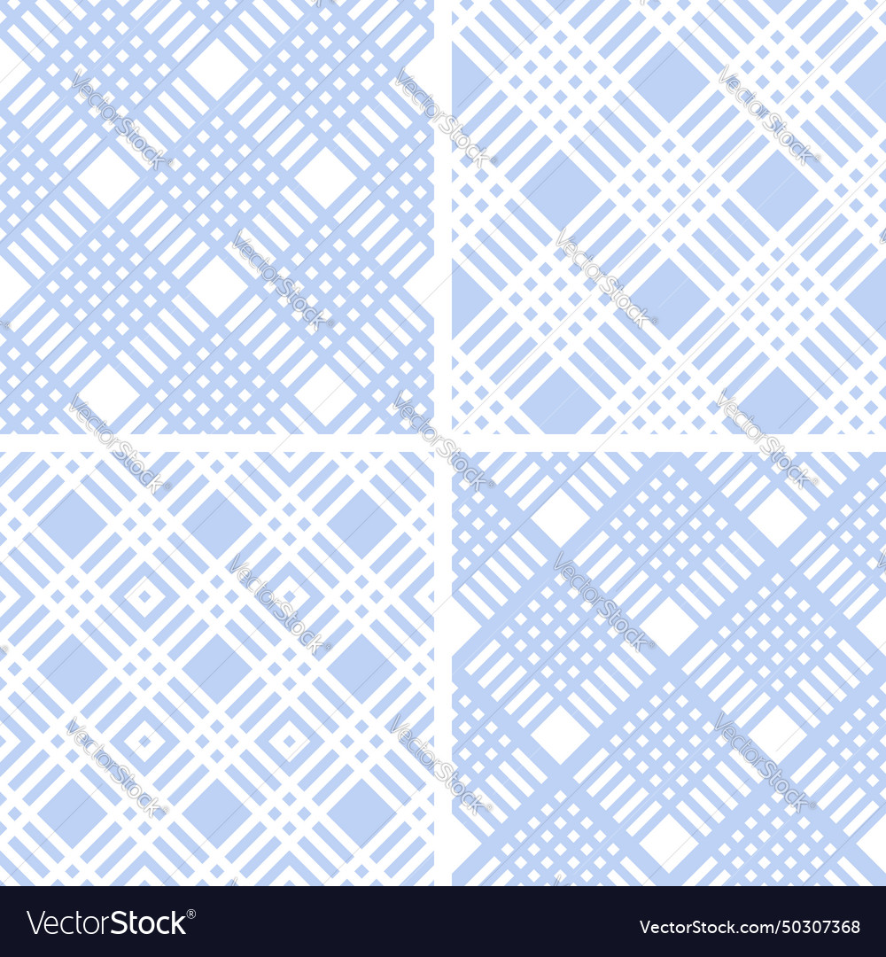 Seamless patterns set vector image Seamless patterns set