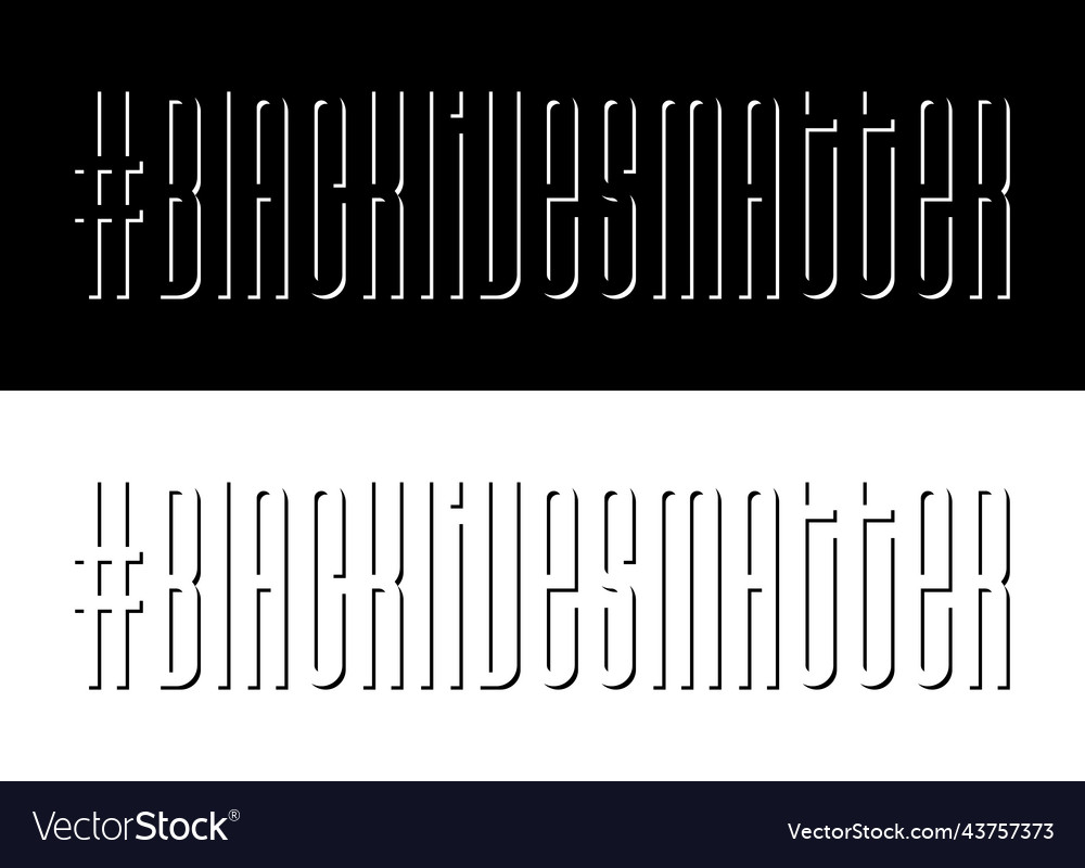 Schwarze Leben Materie Protestbanner über Mensch vector image Schwarze Leben Materie Protestbanner über Mensch
