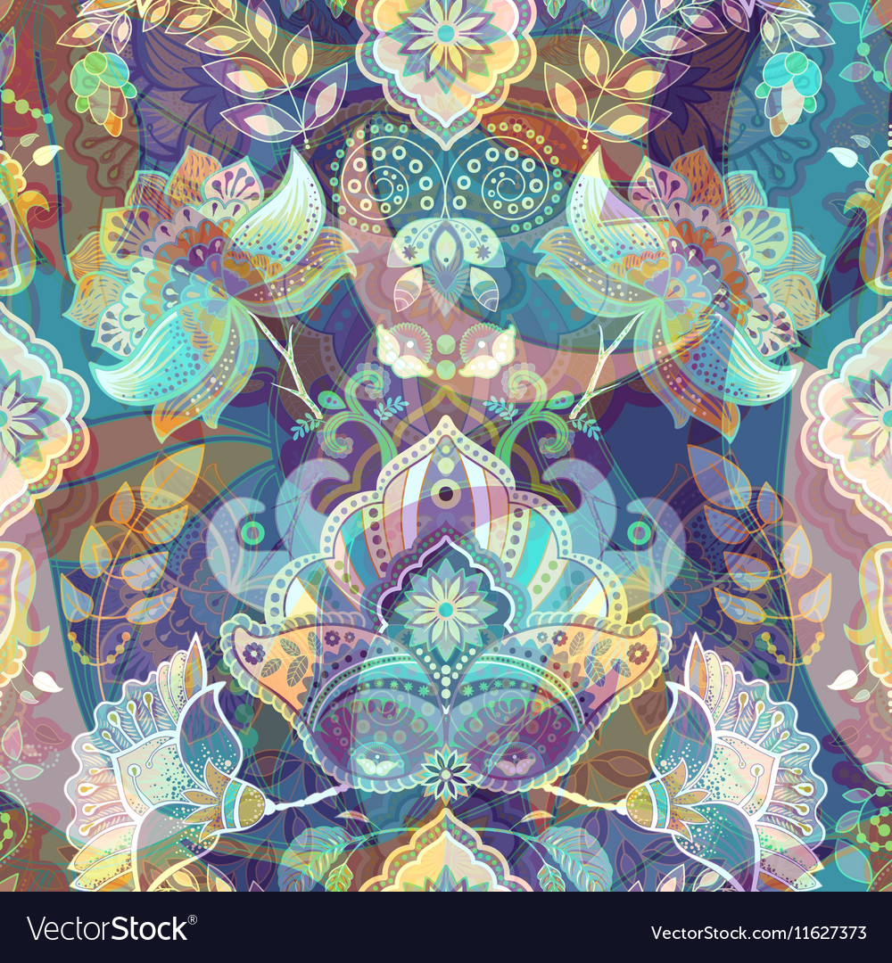 Floral Kaleidoscope Pattern
