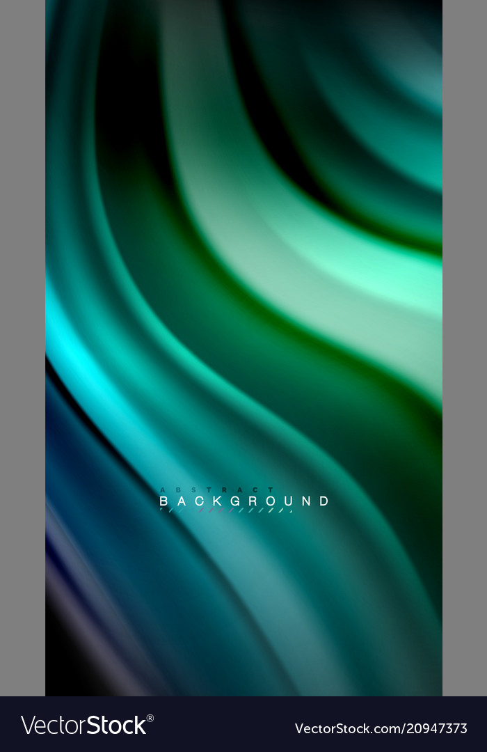 Fluid Color Waves Abstract