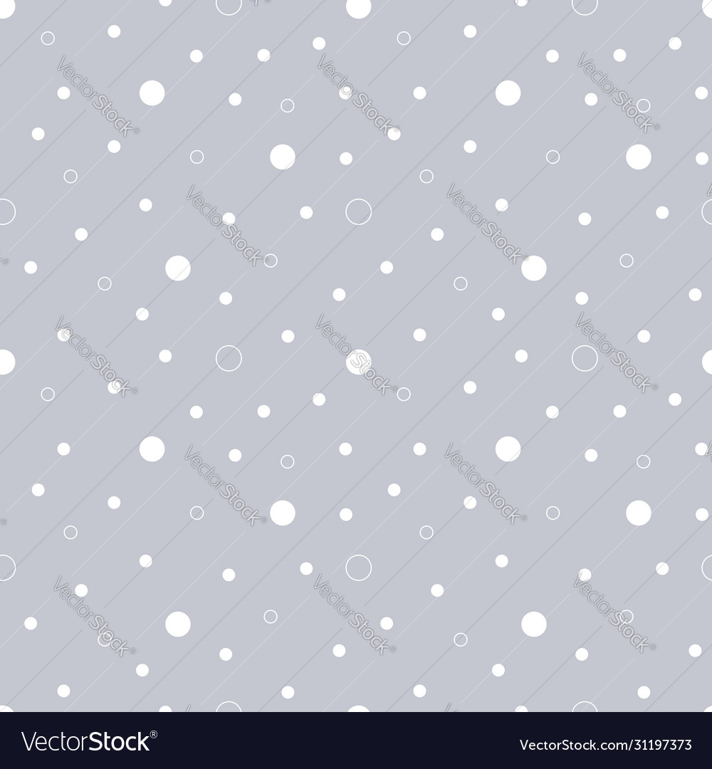 Seamless pattern circles on gray background