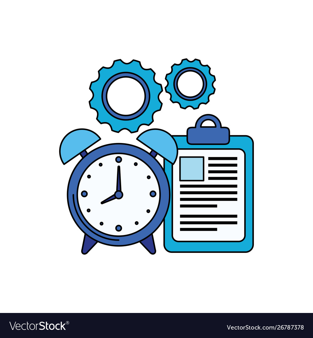Alarm clock with checklist icon