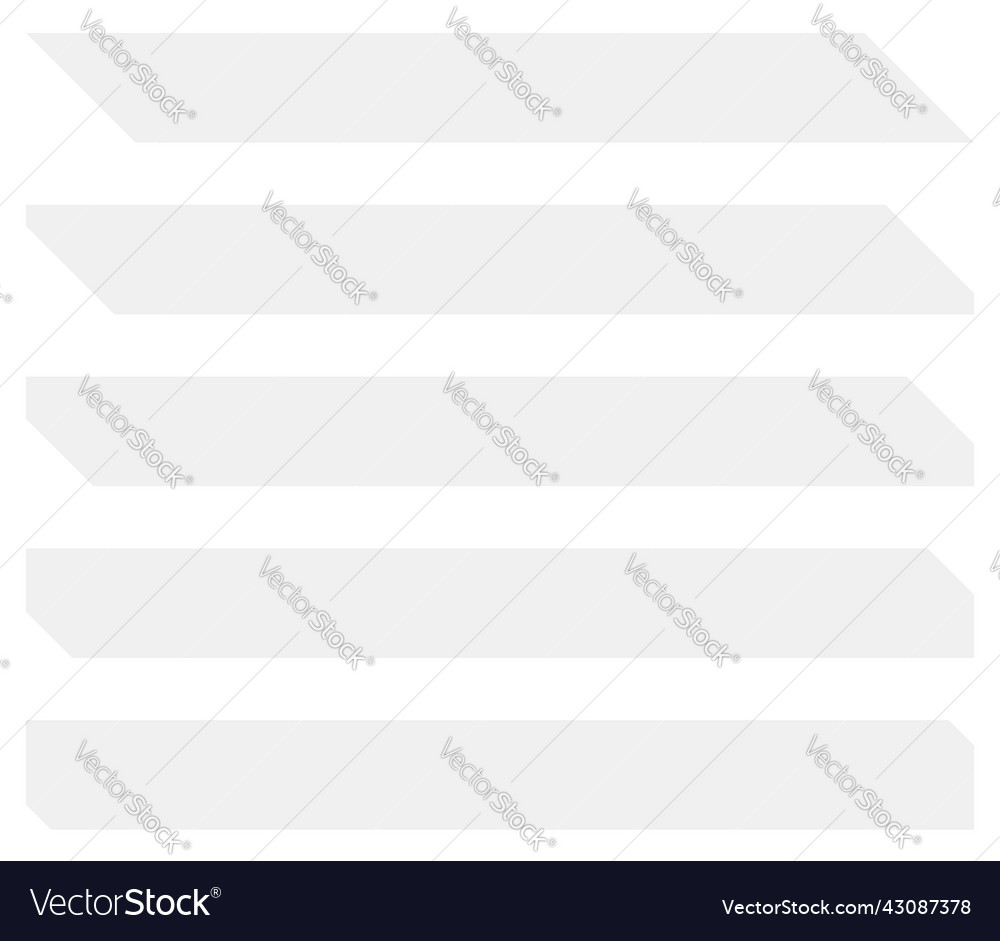 Button banner empty shape element vector image Button banner empty shape element