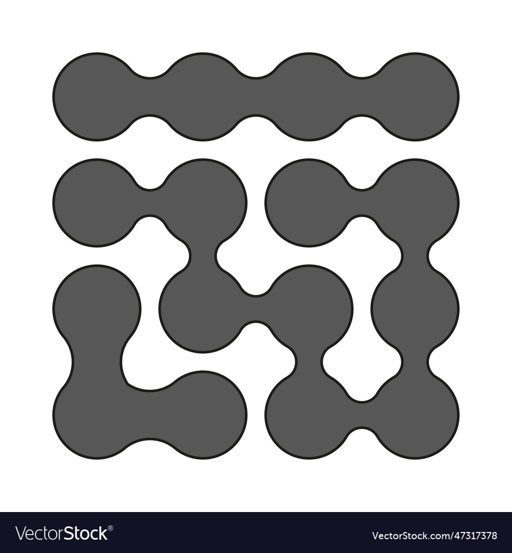 Metaball connected dots circles pattern texture