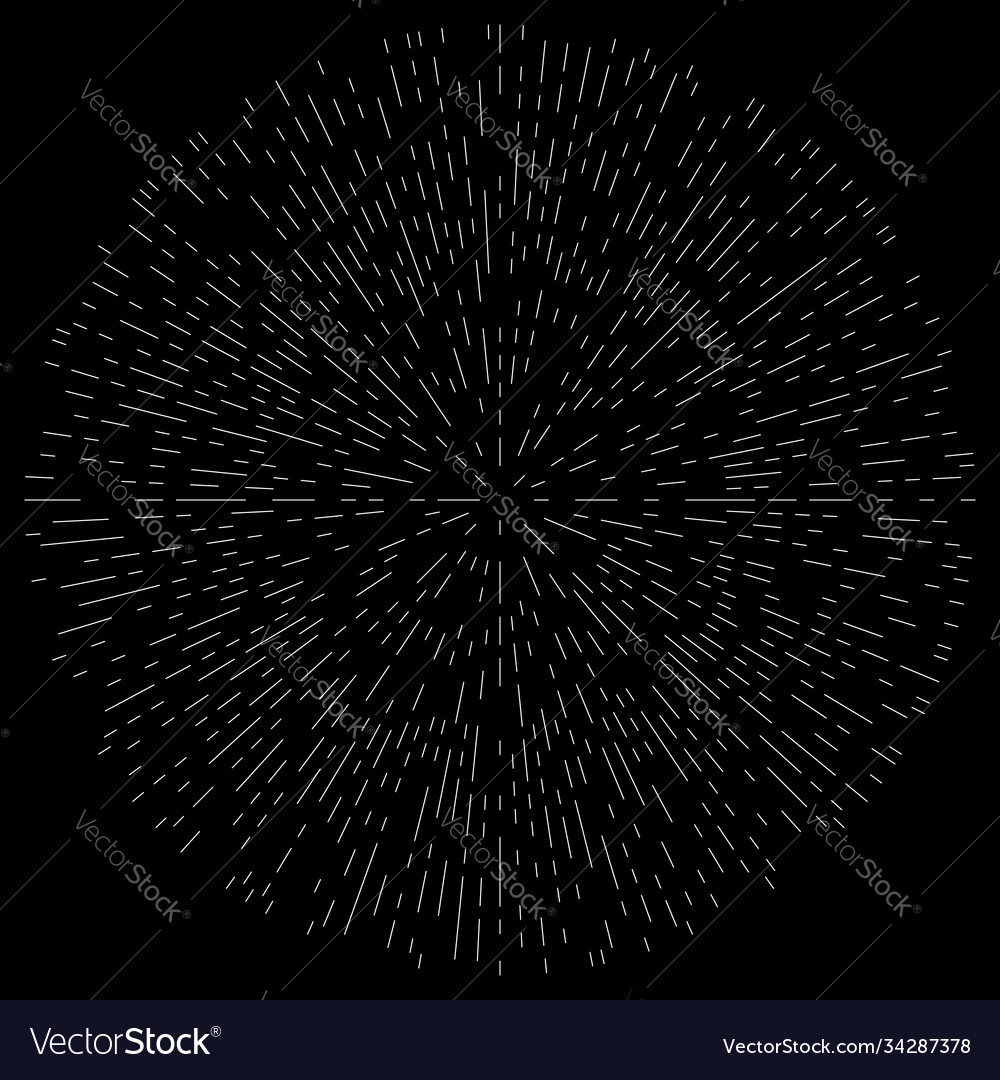 Radial radiating lines abstract burst element Vector Image Radial radiating lines abstract burst element