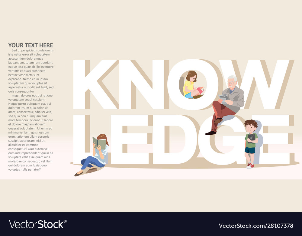 Read with text vector image Read with text