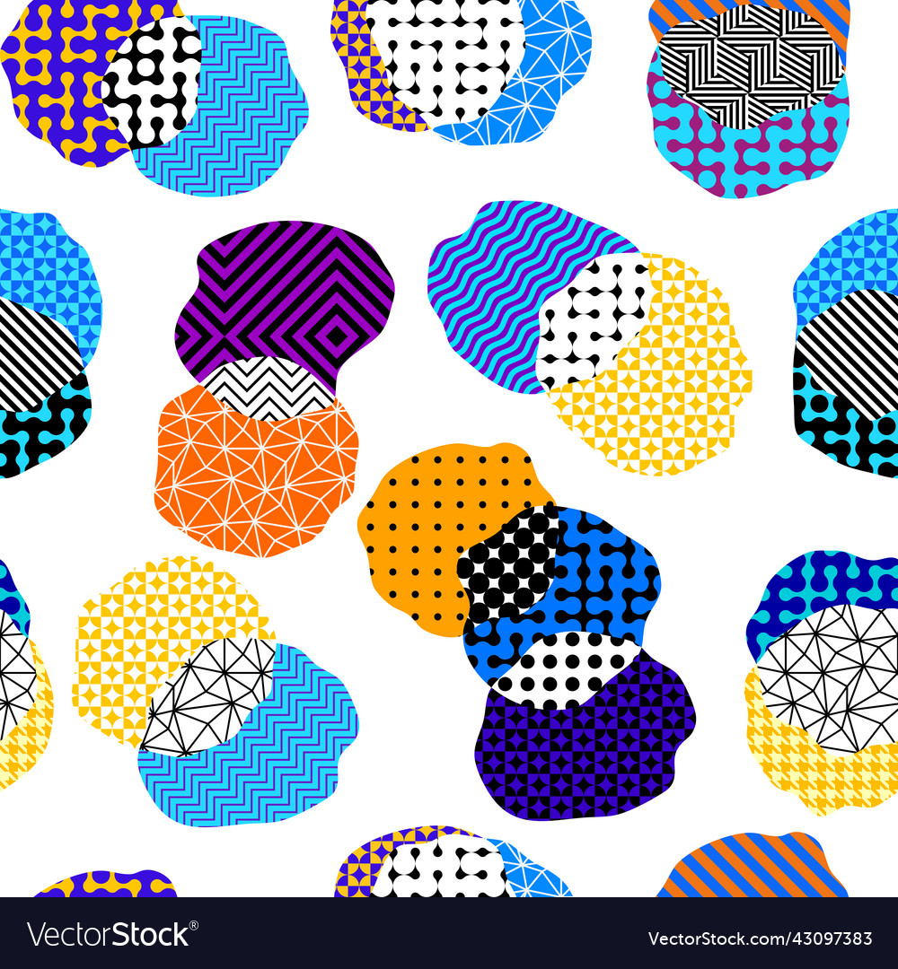 Geometric abstract pattern in low poly style vector image Geometric abstract pattern in low poly style