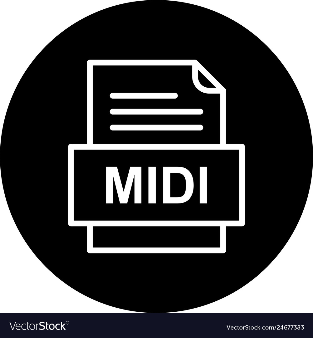 Midi file document icon