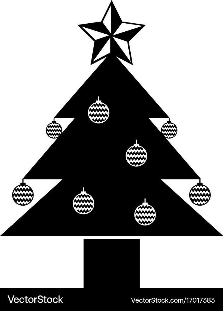 Pine tree isolated icon Royalty Free Vector Image