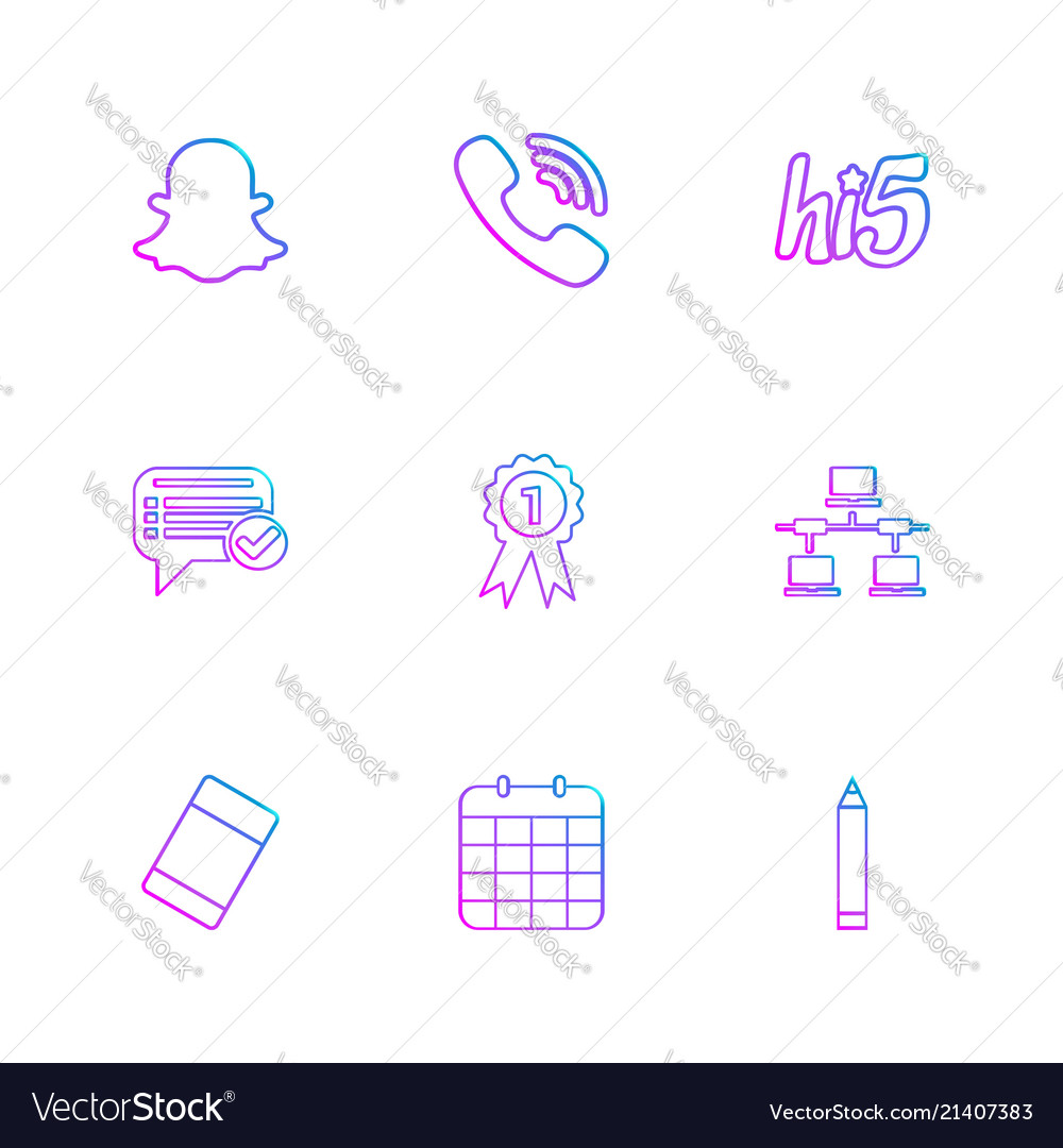 Snapchat viber hi5 message badge network