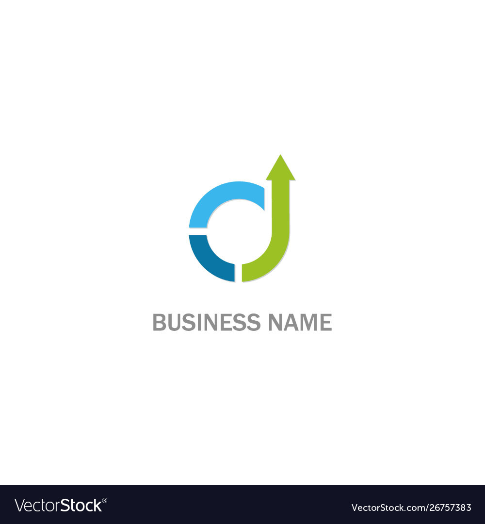 Upward Colored Arrow Business Logo