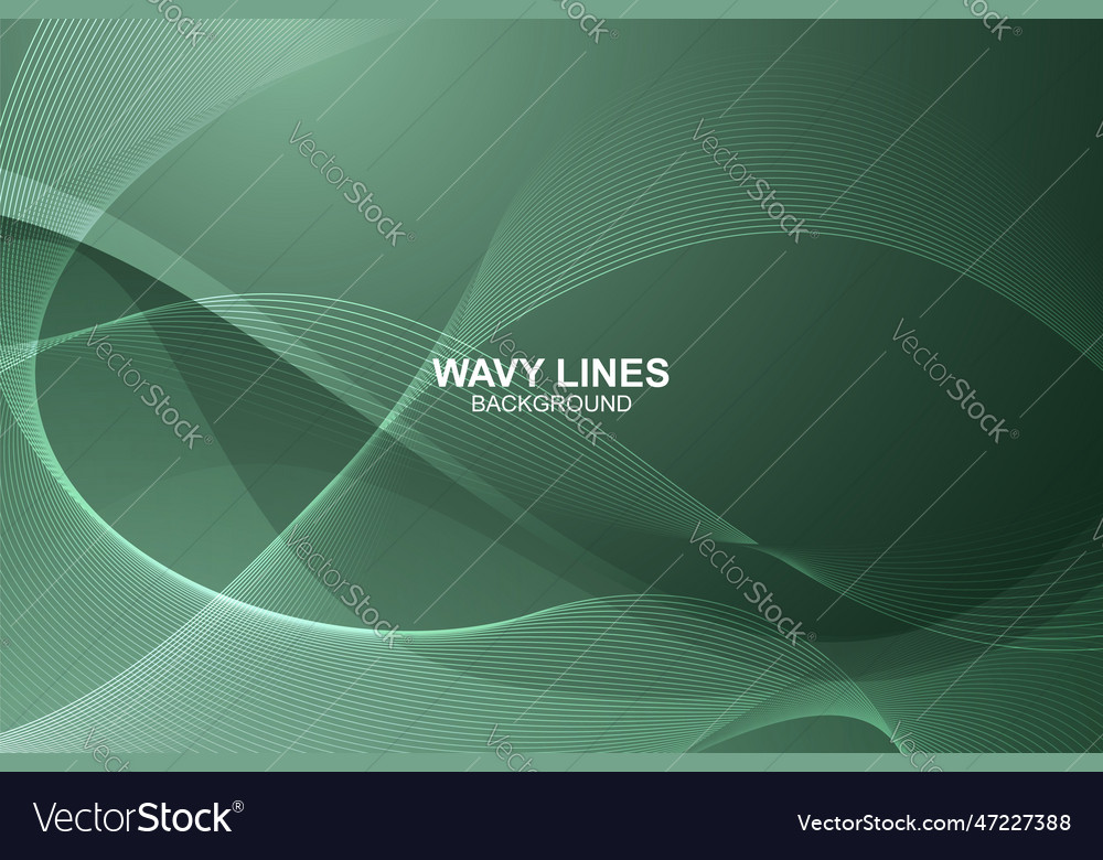 Abstract wavy lines background in design