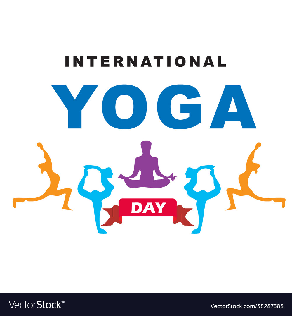 International day yoga png Royalty Free Vector Image