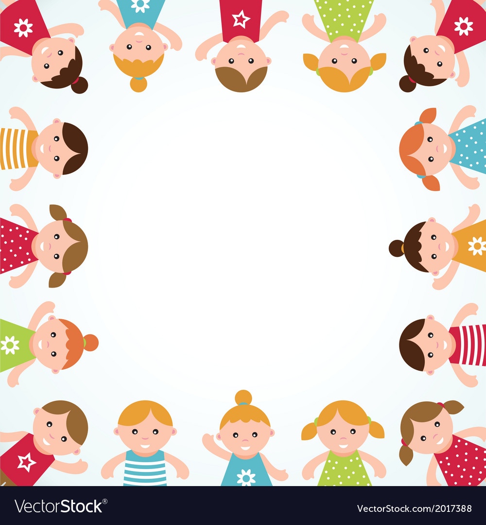 Kids frame Royalty Free Vector Image - VectorStock