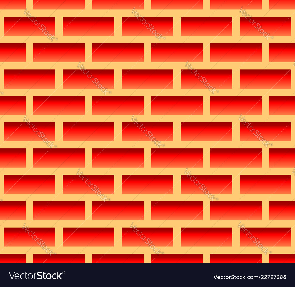 Red brick seamless pattern background graphics vector image Red brick seamless pattern background graphics