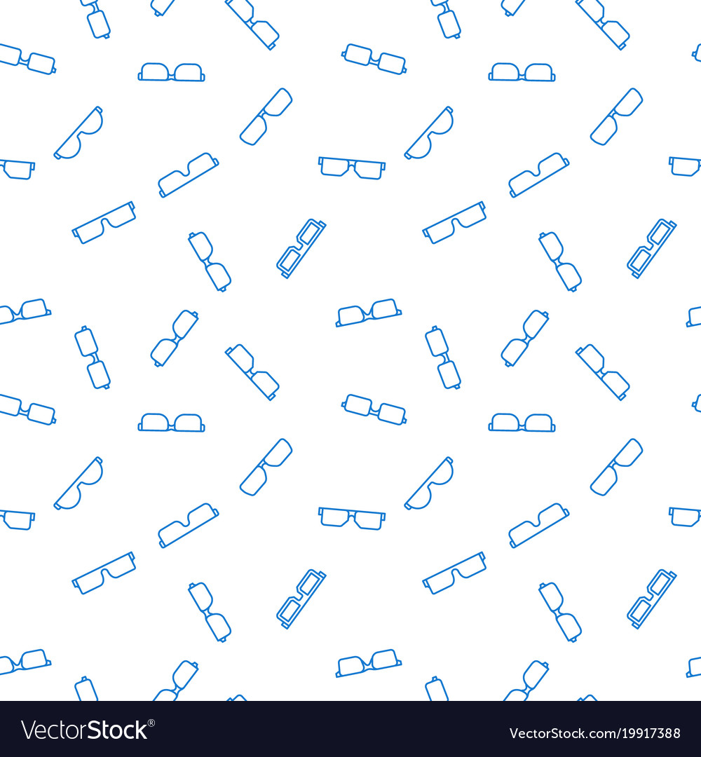 Seamless pattern with glasses - background