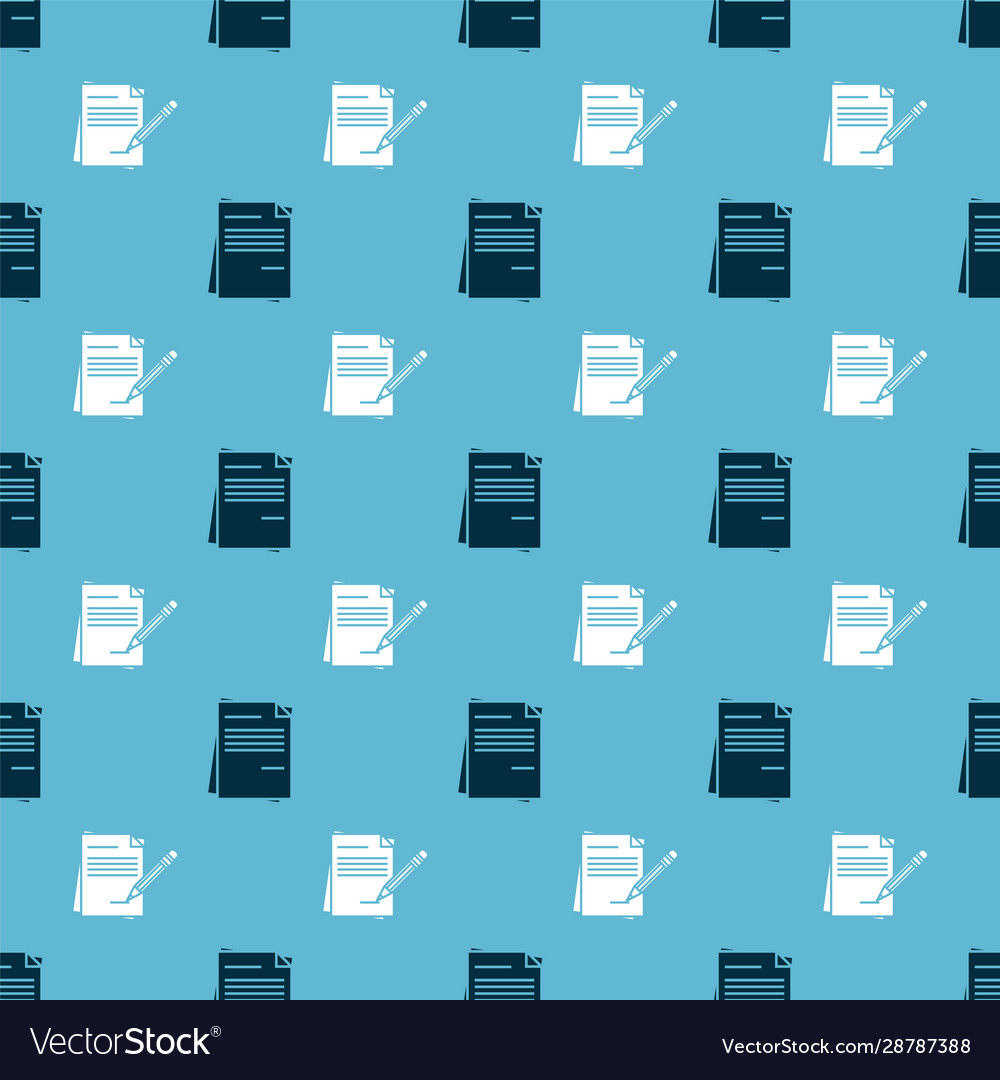 Set file document and blank notebook pencil