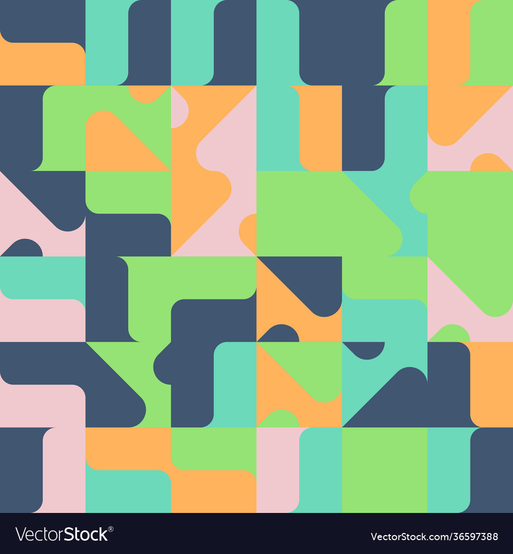 Trendy background with simple shapes vector image Trendy background with simple shapes