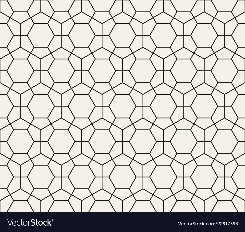 Geometric Hexagon Pattern