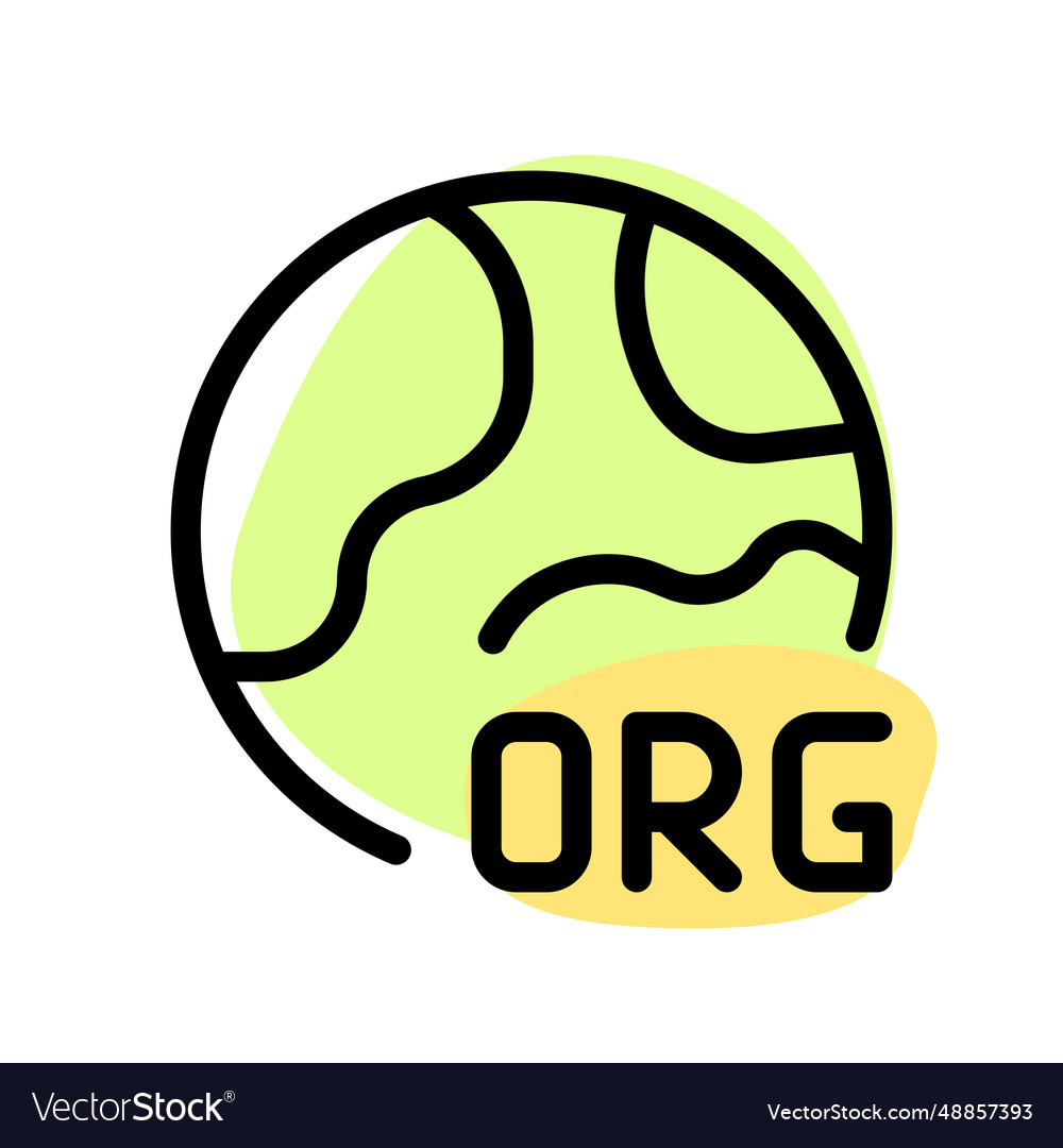 Org domain name system used on internet